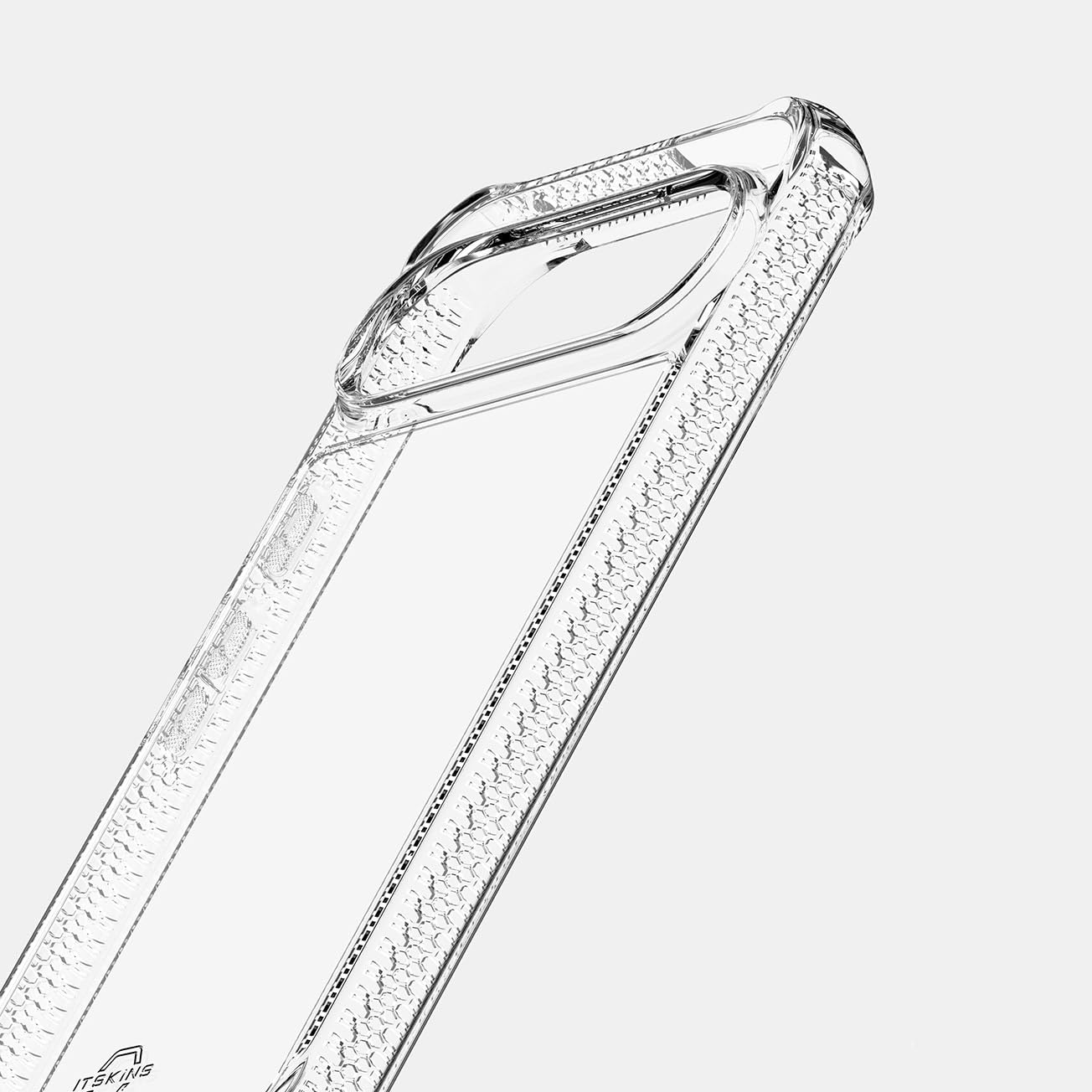 ITSKINS Spectrum R // Clear for Google Pixel 9 Pro XL - Protective Phone Case, Anti-Yellowing, Shockproof Cover, Scratch-Resistant, Enhanced Grip with Ultra Sensitive Buttons - Transparent