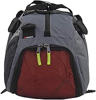 Vista 4 de amaro Warzone - Bolsa de lona convertible resistente con correas de mochila, perfecta para atletas multideporte, soportes de doble palo