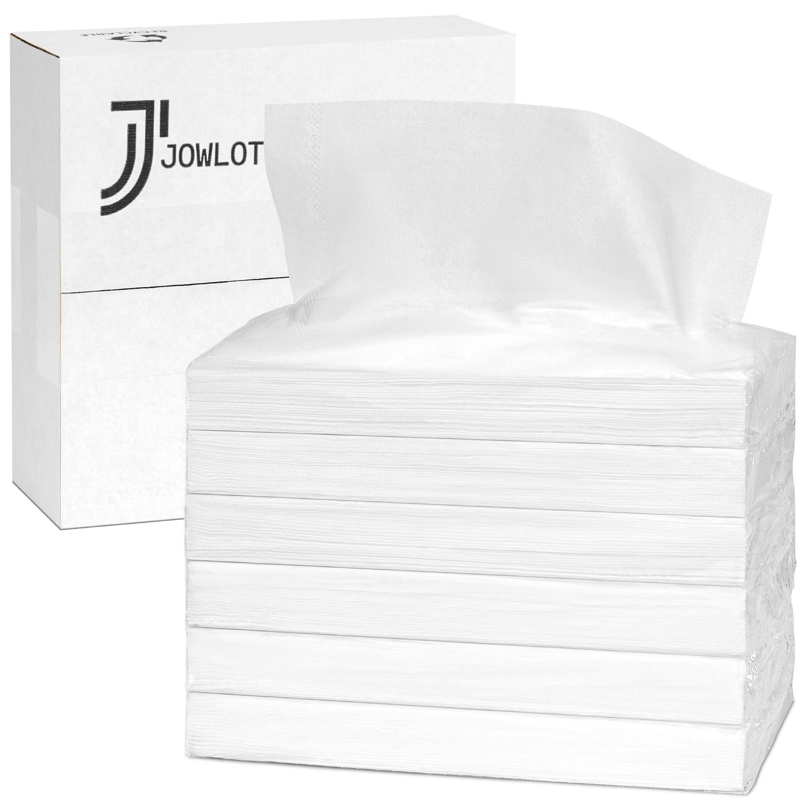 JOWLOT Car Tissue Refill - 300 Sheets Facial Tissues for Auto Visor Tissue Holder, Napkin Holder Refill for Tissue Holder in Car, 6 Packs