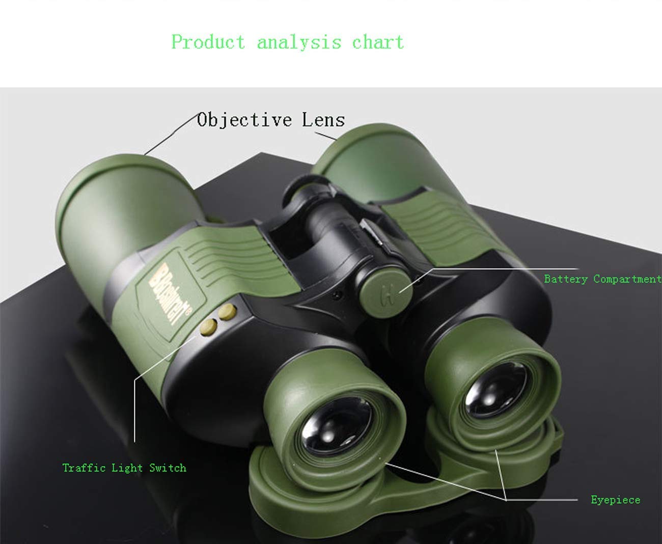 Jumelles monoculaires Portables 10x50 autofocus Haute résolution étanches pour l'observation des Oiseaux en extérieur, l'astronomie, l'escalade, pour Adultes et Enfants
