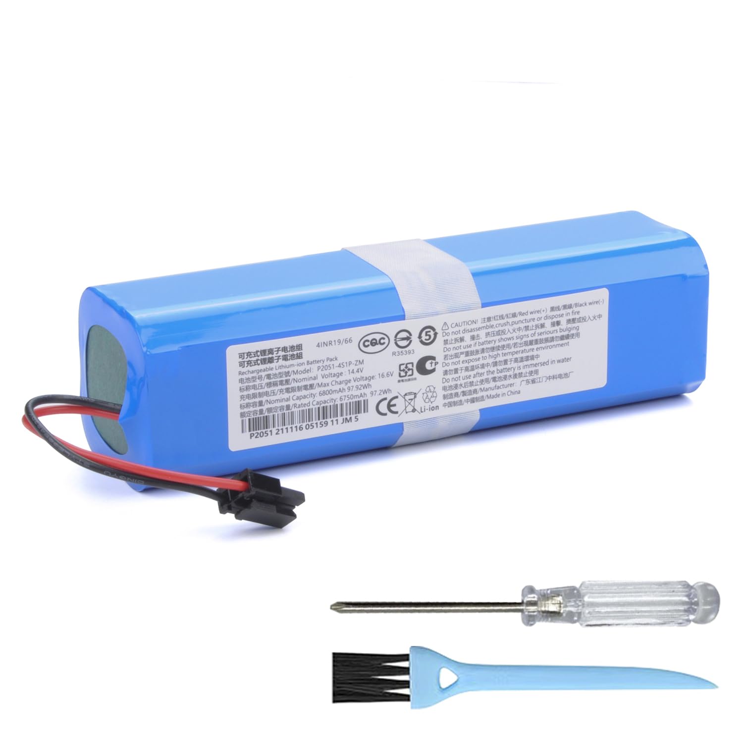 Amazon.com: 6800mAh PA61 Vacuum Battery Replacement for Eufy