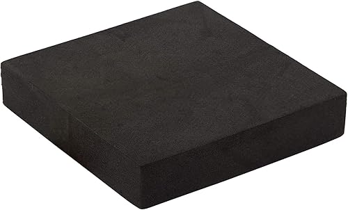 Miniatura 3 de Stockroom Plus Almohadillas de goma para lavadoras y secadoras - 4 x 4 pulgadas, negro, paquete de 6 - Nivelación y estabilidad de lavadora -