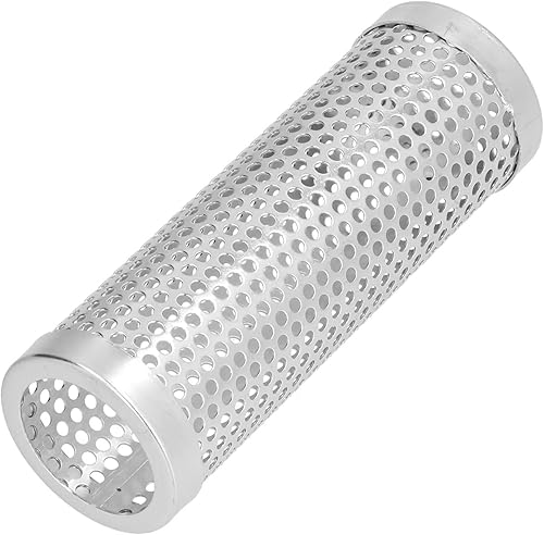 Miniatura 9 de URRNDD Caja de ahumador cilíndrica desmontable de gran capacidad para barbacoa de madera de fruta, tubo de ahumador para acampar al aire libre (6