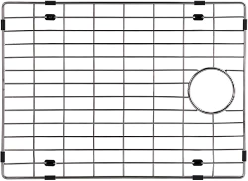 Miniatura 2 de Transolid TSGB24201 Quinn - Rejilla de fregadero inferior, 18 pulgadas de largo x 13 pulgadas de ancho x 1 pulgada de alto, acero inoxidable