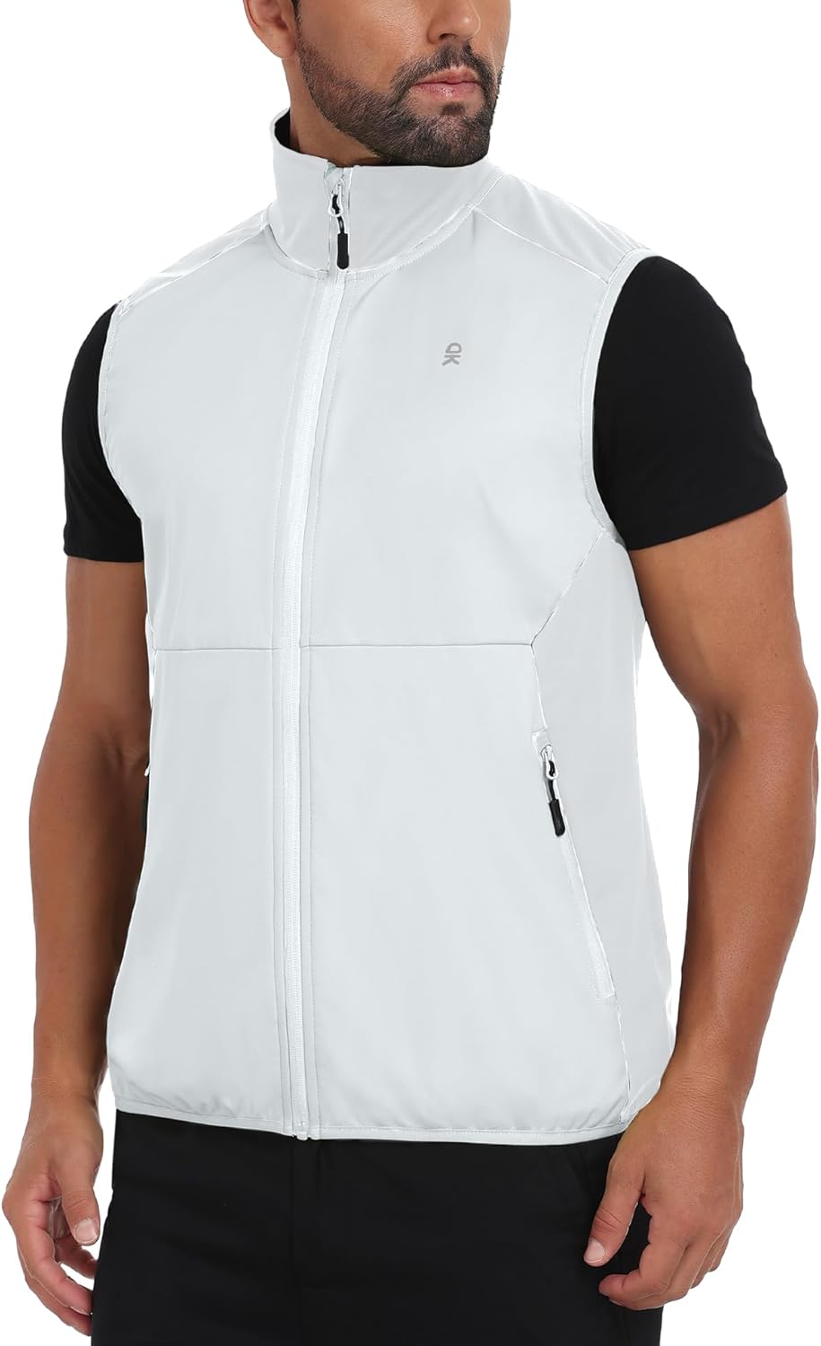 Little Donkey Andy Men's Water-resistant Outerwear Vests, Stretch Windproof Vest for Cycling, Running, Golf - Image 2