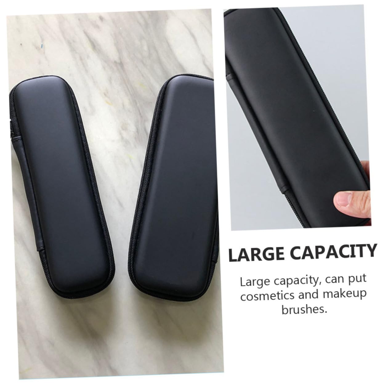 Healeved 6stücke Tragbare Kosmetik Pinsel Aufbewahrungstasche Für Make-up Werkzeuge Robuste Und Staubdichte Augenbrauen Und Lidschattenpinsel-Tasche