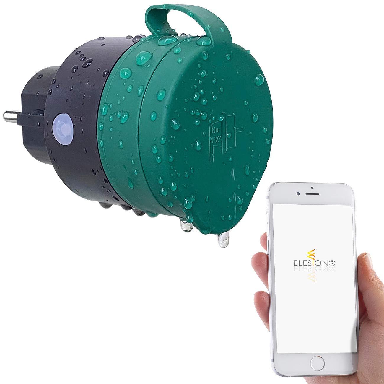 Luminea Home Control Schaltuhr: 4er-Set Outdoor-WLAN-Steckdosen f. Alexa, Siri & Google Assistant, 16A (WLAN Steckdosen außen, W-LAN, TUYA)