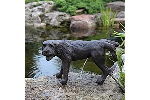 Aquascape Naughty Dog Peeing Boy Pond and Garden Fountain