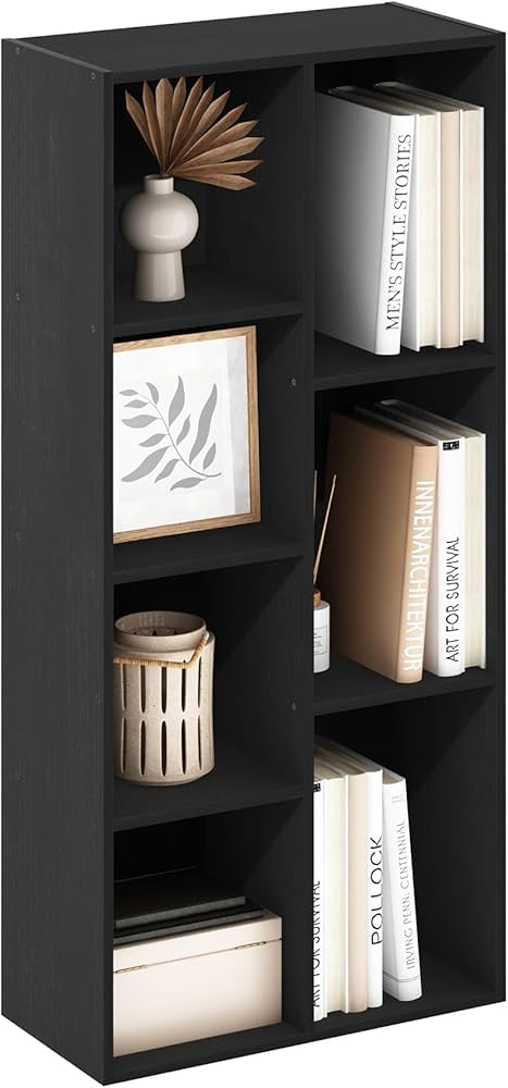 CCBパーフェクトブック Amazon.com: Furinno LUDER Book Shelf, 7-Cube Bookshelf, Bookcase