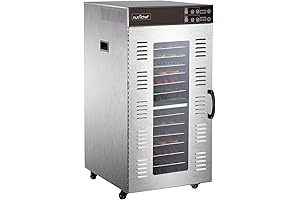 NutriChef Commercial Electric Food Dehydrator Machine: Preserve Flavors, Maximize Nutrition