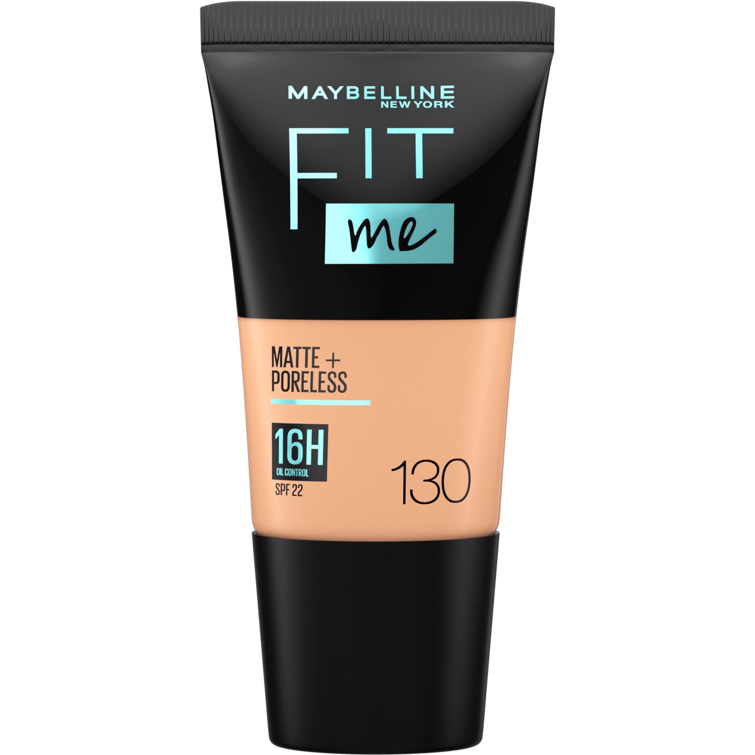 Maybelline New YorkFit Me Matte & Poreless Foundation Travel Size 18ml - 16H Oil Control with SPF 22-130