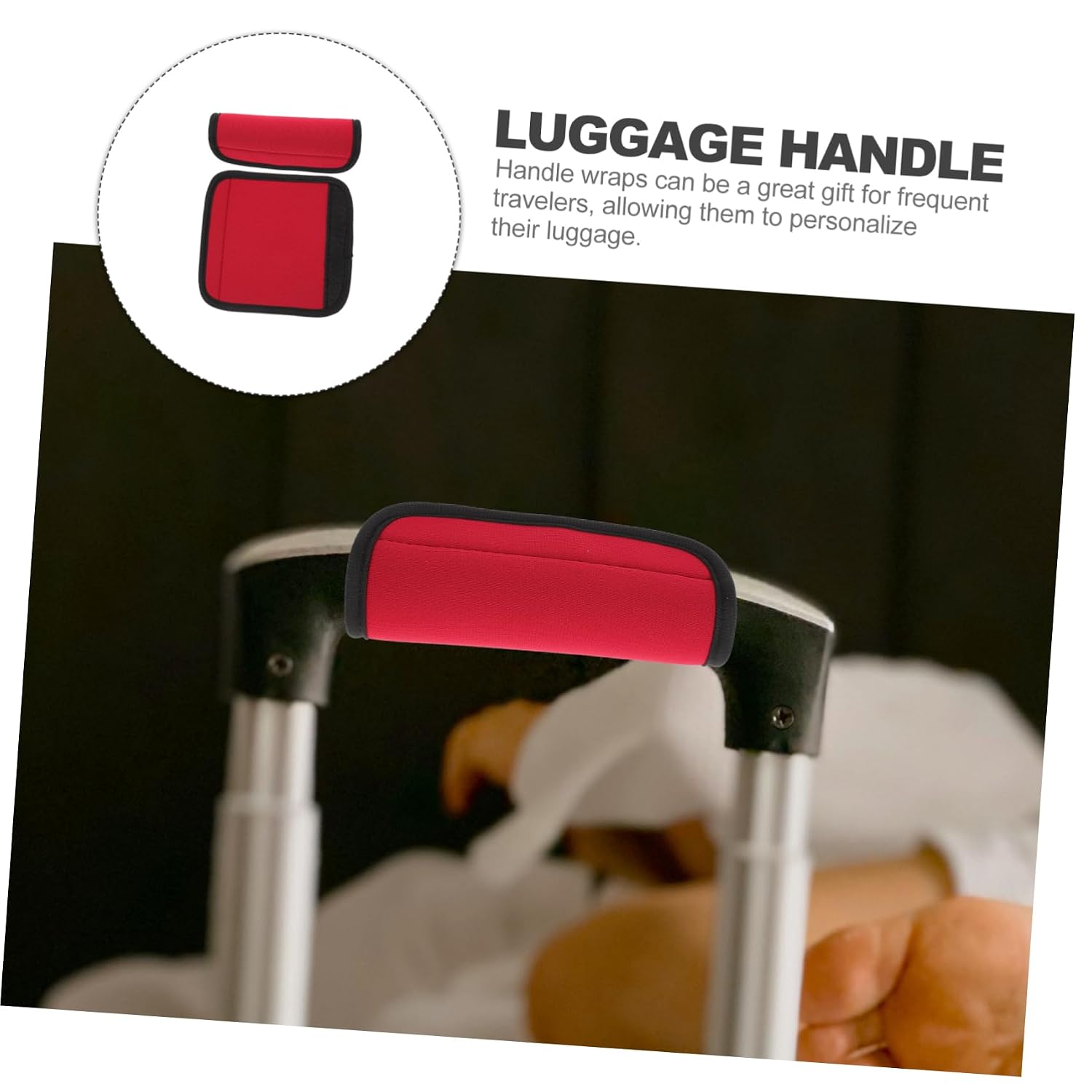 2pcs Luggage Handle Wraps Suitcase Covers TSA Approved Luggage Protector Handle Covers image 4