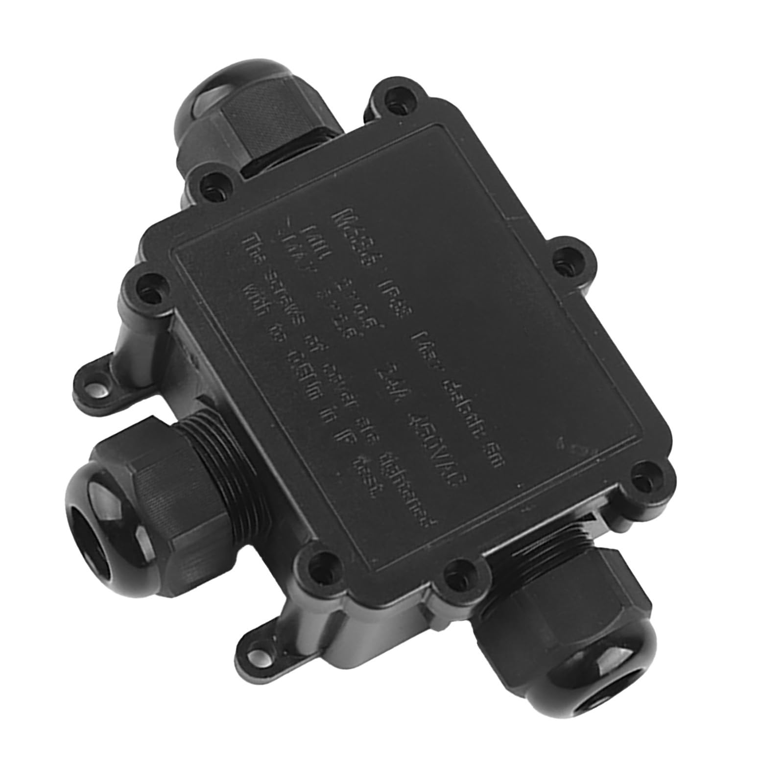 Boîte de Jonction IP68 M686 pour une Utilisation Extérieure - Boîte à Bornes électriques à 3 Voies et Connecteur de Câble d'atterrissage pour les Applications d'éclairage Extérieur, (T)