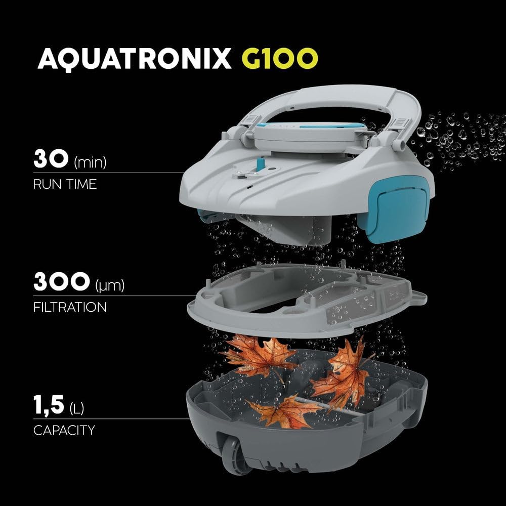 Bestway AquaTronix G100 Robot aspirateur de piscine automatique 27 cm x 24,4 cm x 15,5 cm Gris Vert