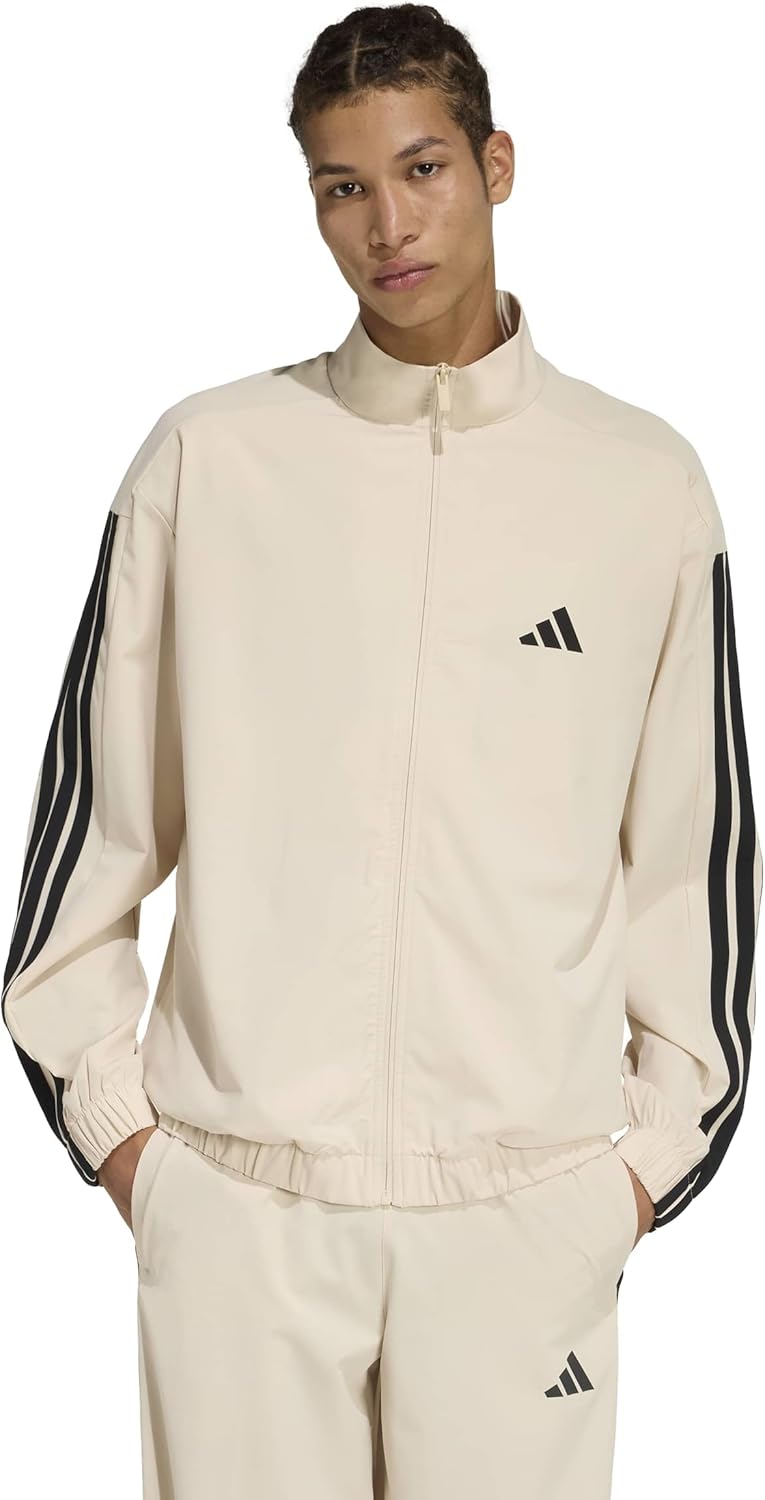 adidas mens Tricot Woven Track Top