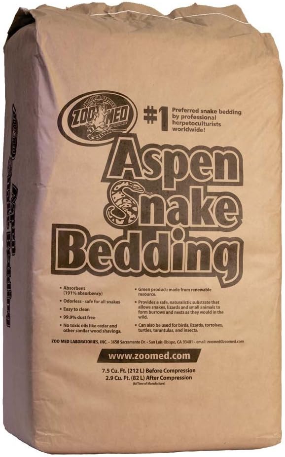Zoo Med Aspen Snake Bedding: 7 5 Cubic Feet Bale