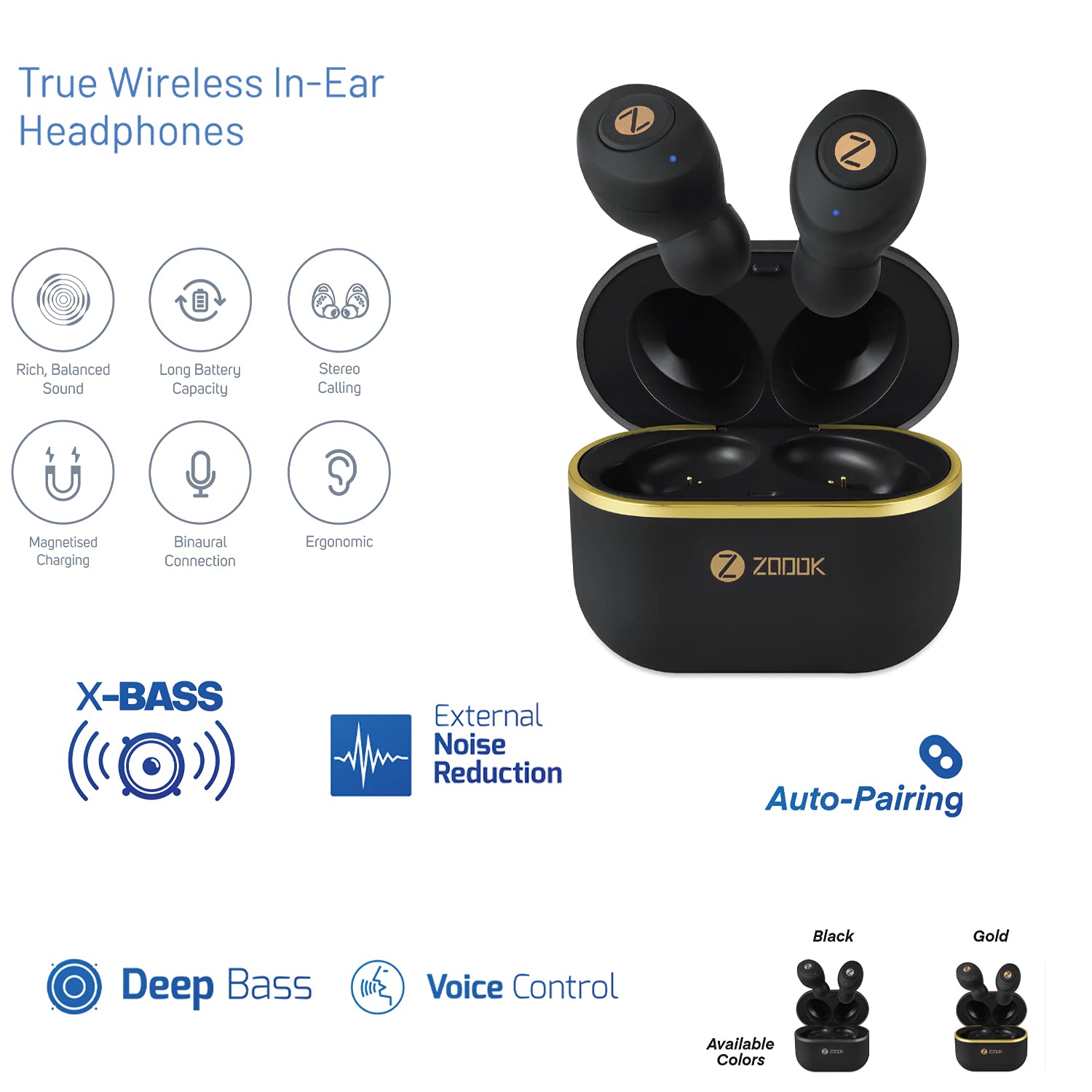 Zoook Panache Zoook Panache In-Ear Earphones With Super High Bass