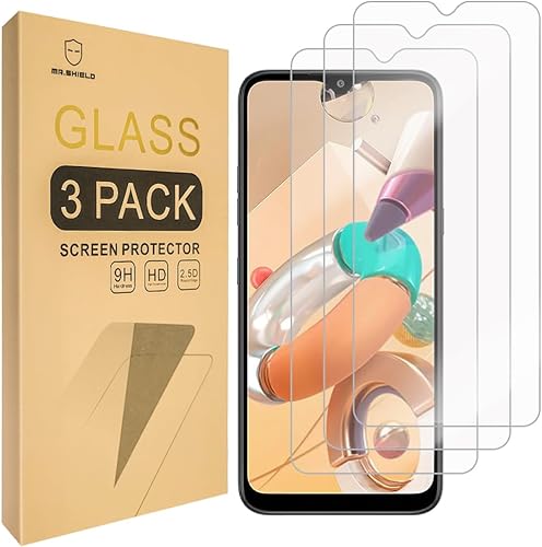 Miniatura 1 de Mr.Shield [Paquete de 3] Diseñado para TCL 20 XE/Alcatel TCL A4X 5G [vidrio templado] [Vidrio japonés con dureza 9H] Protector de pantalla con