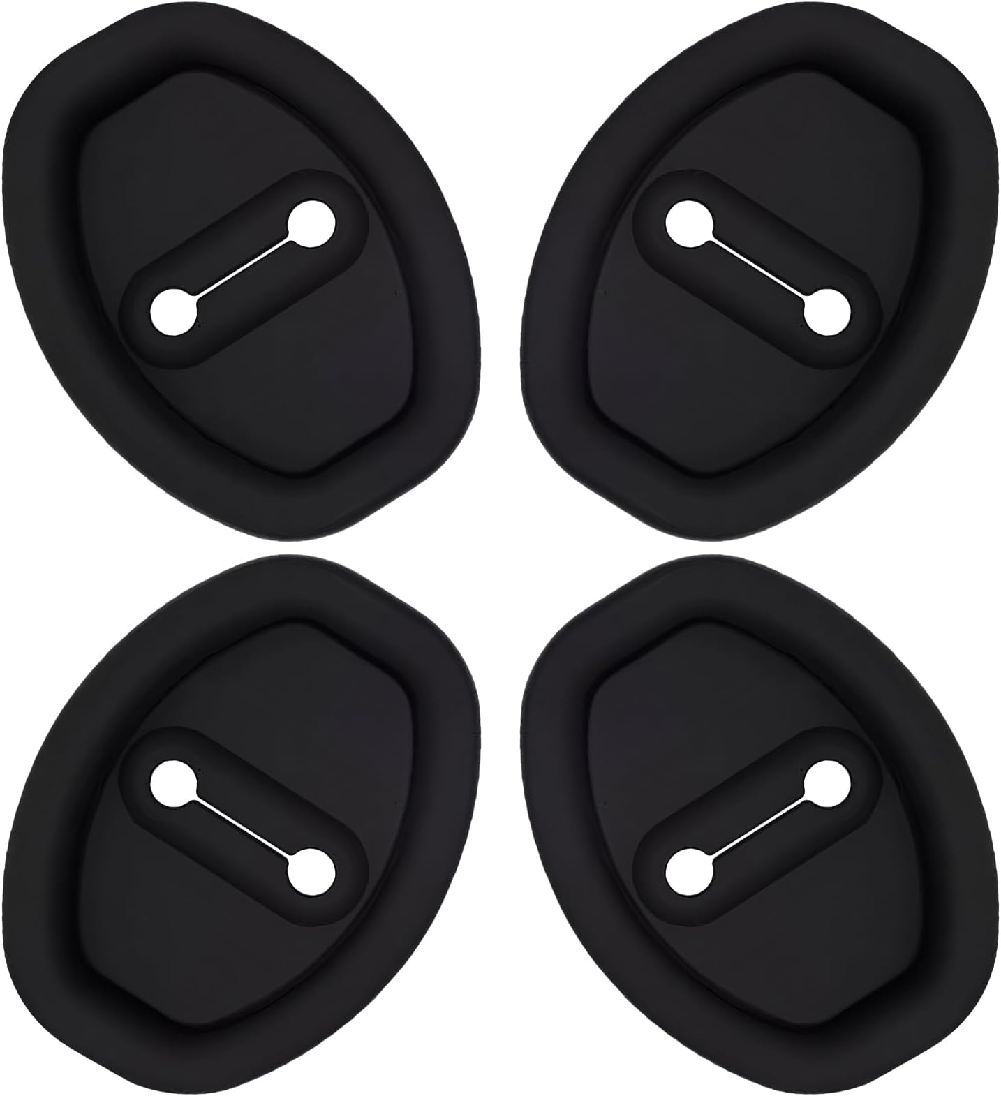 4Pcs Car Door Lock Covers for 2024 2025 2026 Ford Mustang S650 EcoBoost/Dark Horse/GT Premium The 7th Generation, Vehicle Door Latch Buckle Protector Anti-Dust Interior Decoration Car Accessories