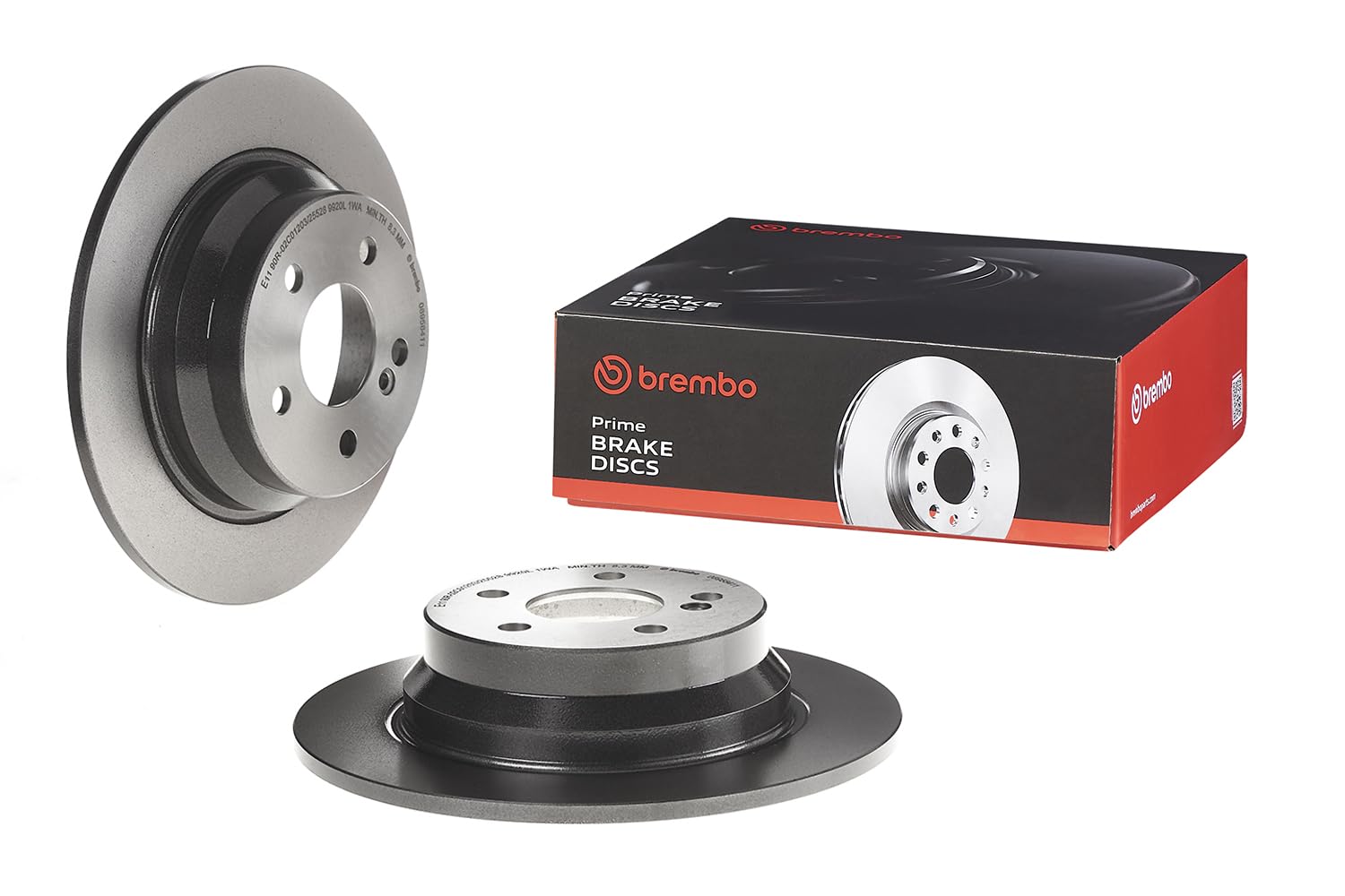 2x BRAKE DISC 08.9584.11 FOR MERCEDES-BENZ OM646.821/961/820 2.1L 4cyl E-CLASS