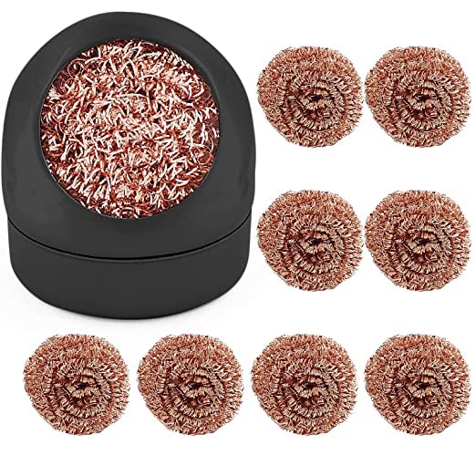 OSFT Soldering Tip Cleaner Set, 8 Pcs Solder Tip Cleaning Wire and 1