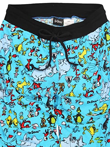 Dr. Seuss The Grinch Mens Christmas Holiday Santa Pajama Pants with Pockets4