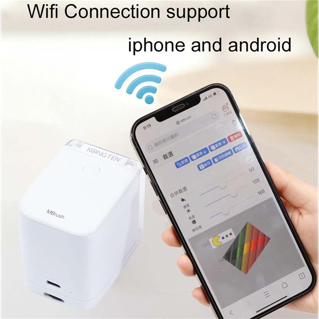 Impresora Eléctrica De Café Latte Art, Mini Impresora Portátil, Impresora Portátil De Tinta Comestible Para Alimentos, Para Pan, Café, Amantes De La Comida, Arte, Cocina, Helado