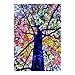 Produktbild 5D-Diamant-Gemälde zum Selbermachen, Regenbogenbaum, vollständiges Bohren, Kunstharz, Diamanten, Kreuzstich, Mode, Heimdekoration, 30x40 cm