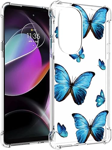 Miniatura 10 de Funda para Moto G 5G 2022, XT2213 XT2213-1 Linda funda, funda transparente y flexible de TPU de goma suave para Motorola Moto G 5G 2022 (girasol)