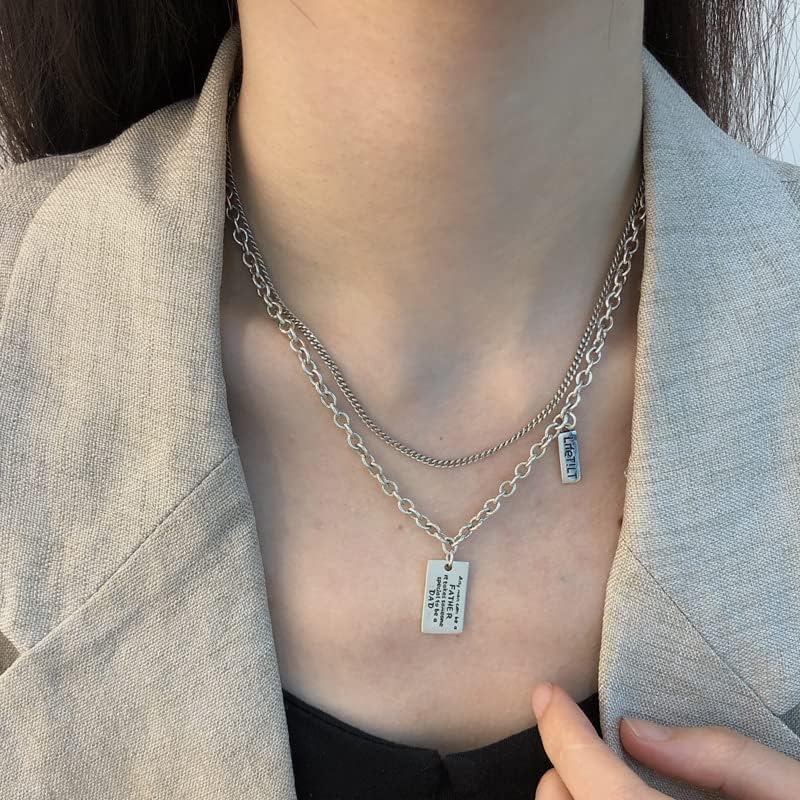 NONNYL S925 Necklace Gift for Women Wife, Womens Pendant Jewelry Wedding Anniversary, Sterling Silver Girlfriend Birthday Gifts for Her, Pendants Necklaces for Christmas Mom Gifts