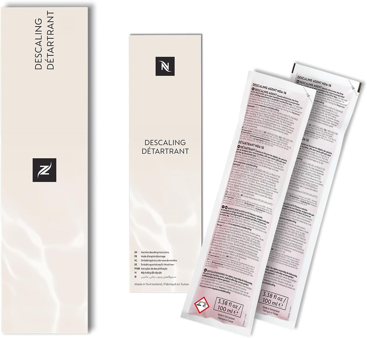 Generic Nespresso Descaling Solution, Fits all Models, 2 Packets