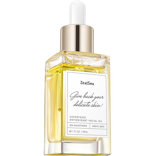 Miniatura 8 de ZealSea Aceite facial antioxidante Superfood aceite facial con aceites vegetales ricos en antioxidantes hidratantes y cuidado de la piel seca suave,
