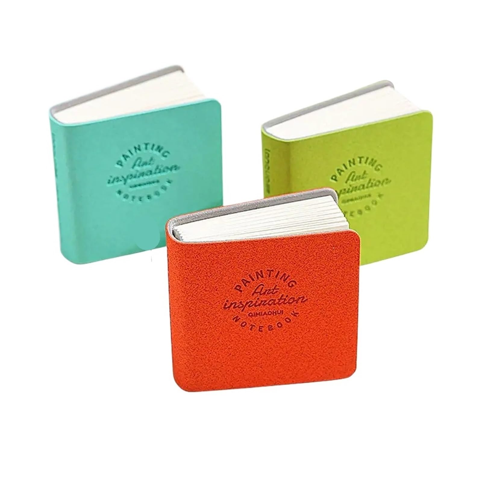 Mini Sketchbook Set - 3Pcs Pocket Drawing Book with Thick Watercolor Paper for Artists(04 3Pcs)