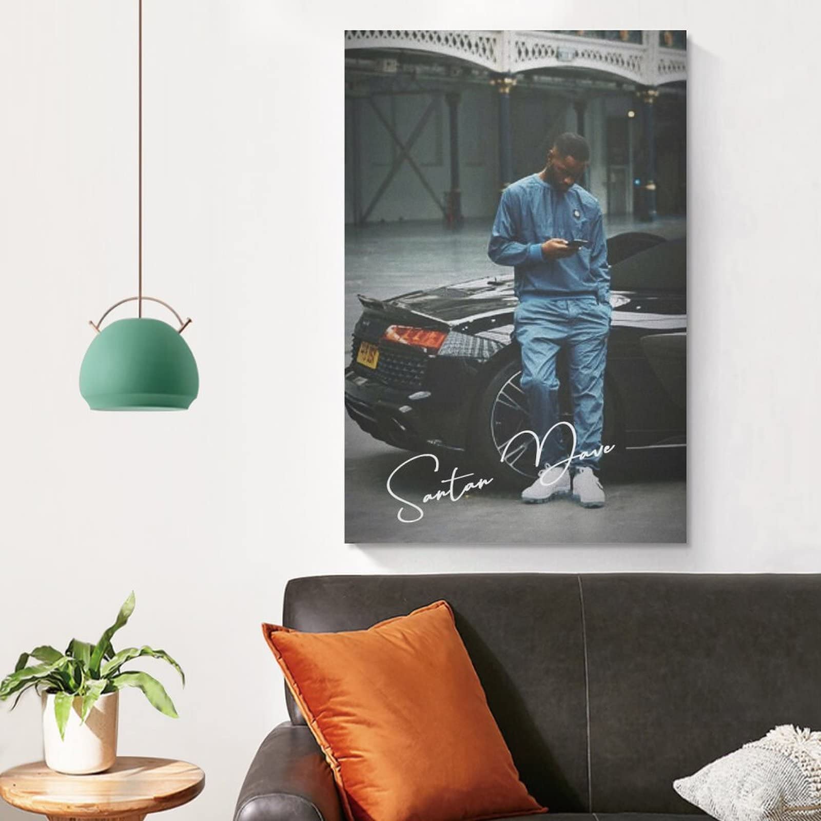 Santan Dave Poster su tela decorativa su tela, con stampa moderna