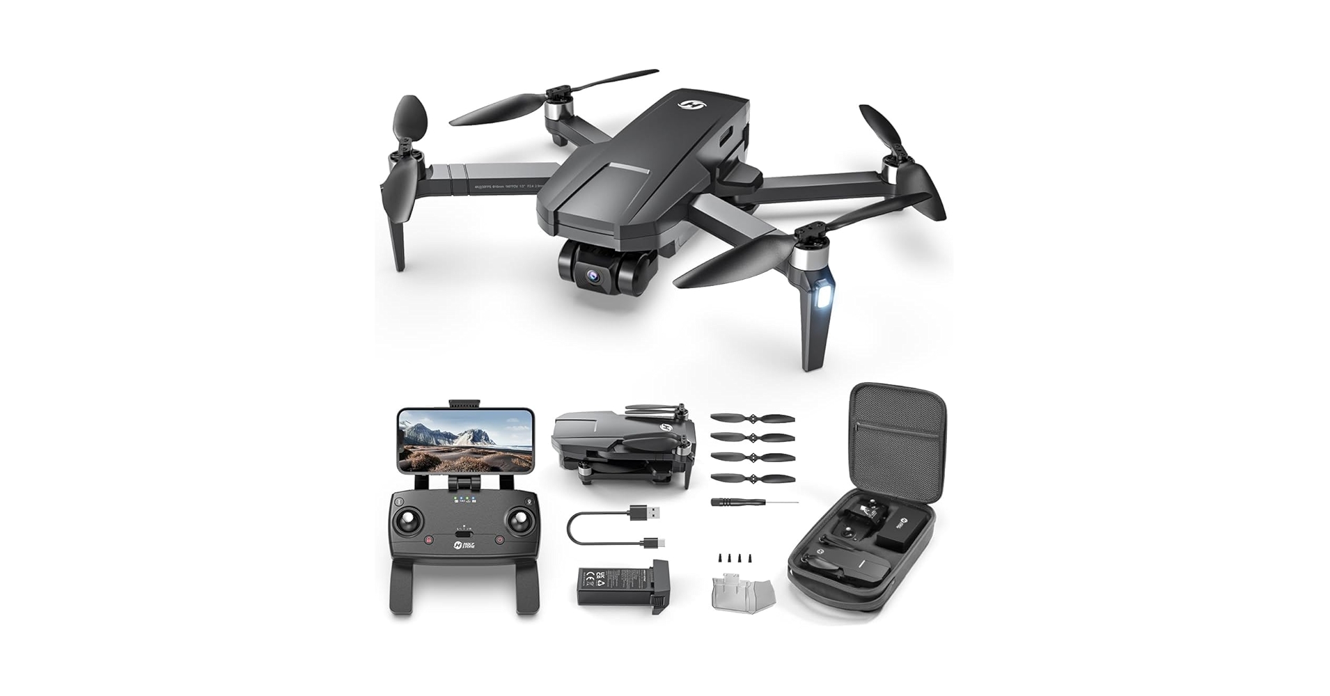 Amazon.com: Holy Stone HS720R 3 Axis Gimbal GPS Drones with