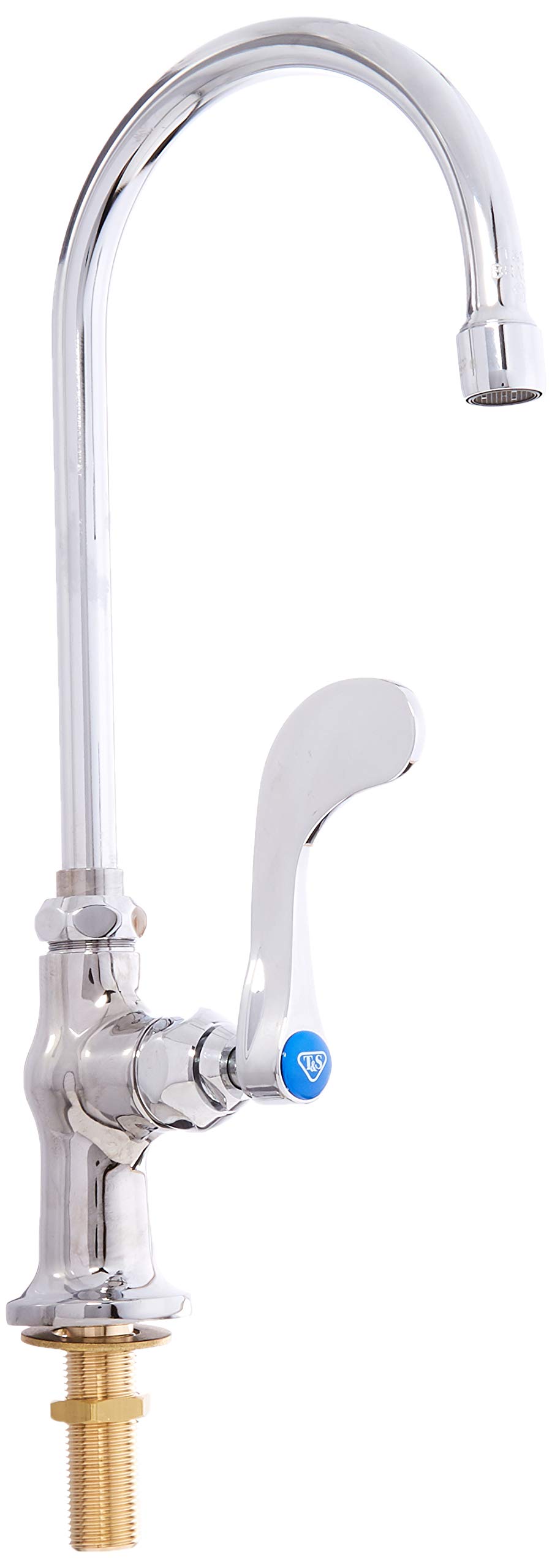 Single Pantry Faucet by T&S Brass – not_applicable, Brass, White, Model B-0308-04