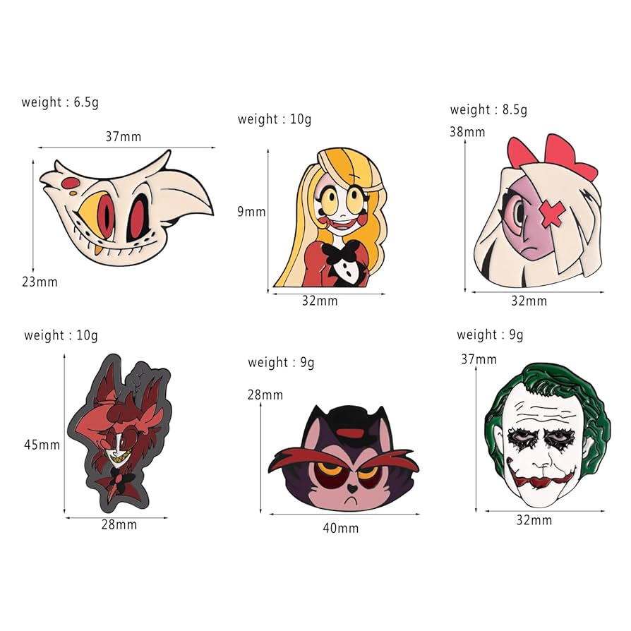 Amazon.co.jp: ハズビンホテル ピンバッジ アラスター