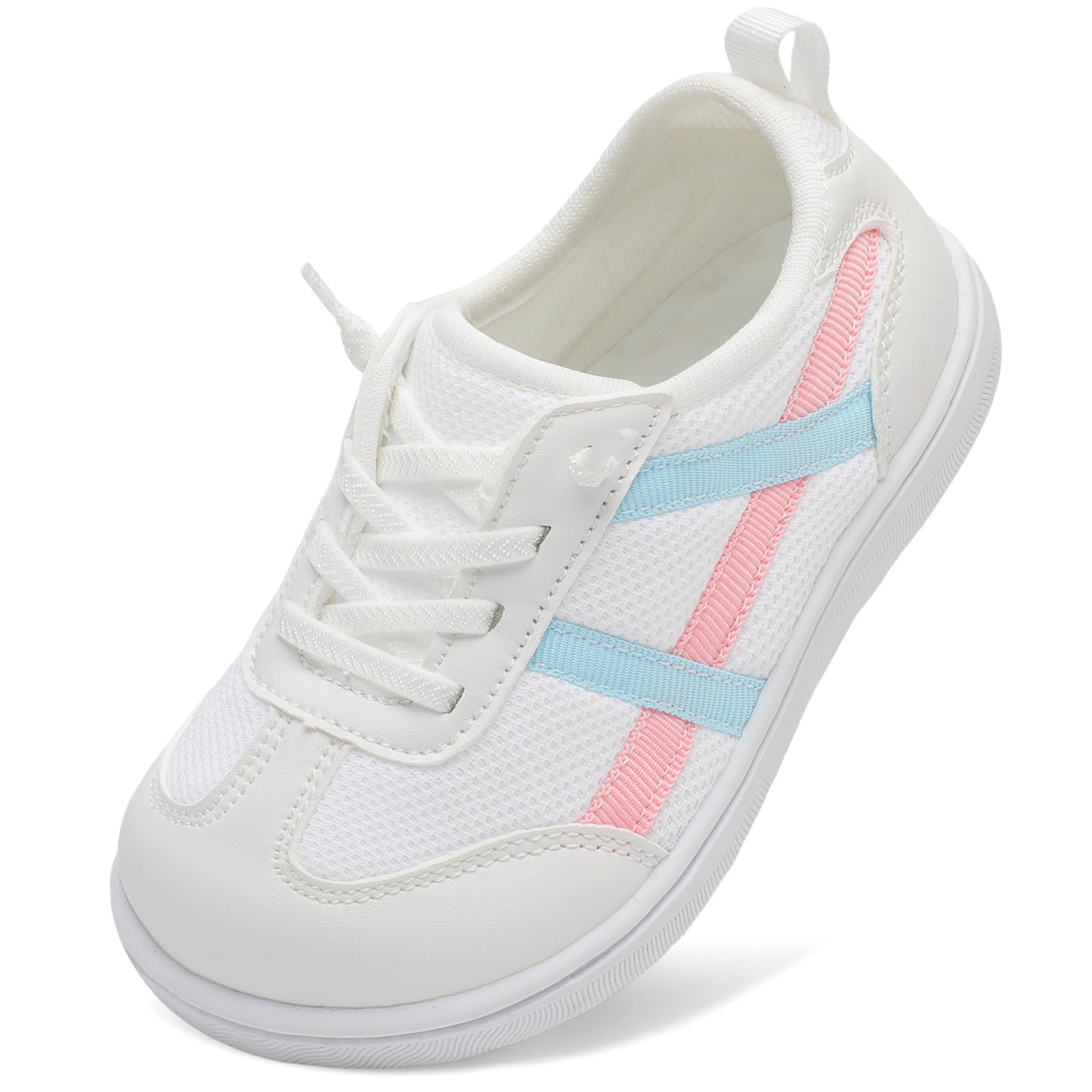 LeIsfIt Toddler Shoes Boys Girls Wide Barefoot Shoes Kids Slip on Casual Sneakers Breathable Non-Slip Sneakers for Walking Play School Tennis — view 10