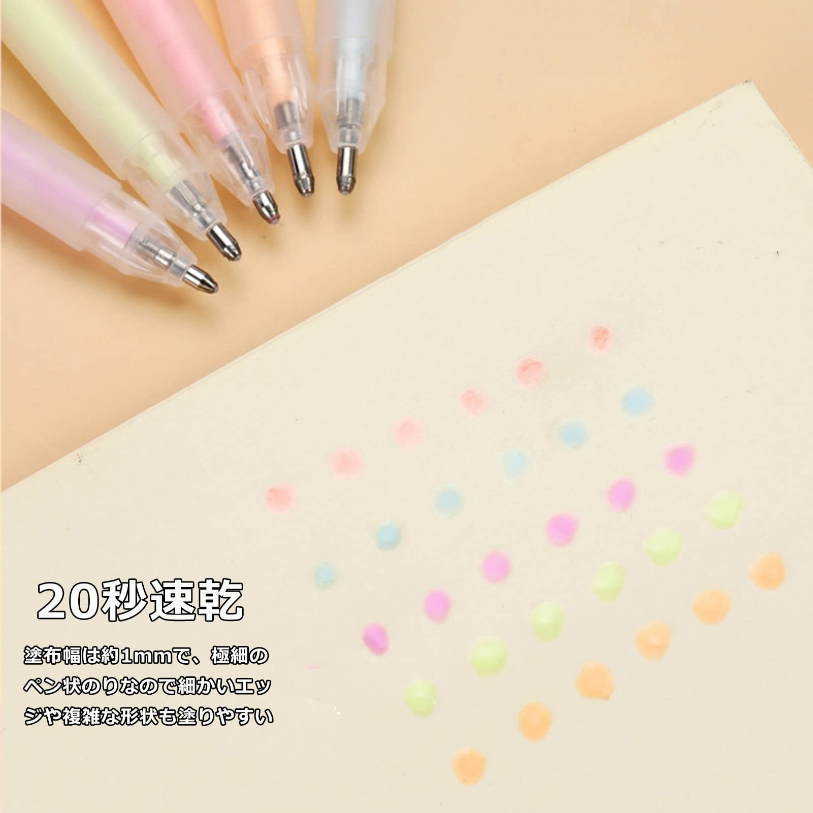 Amazon.co.jp: GIZMAC ノリ 液体のり かわいい ノック式【6本セット