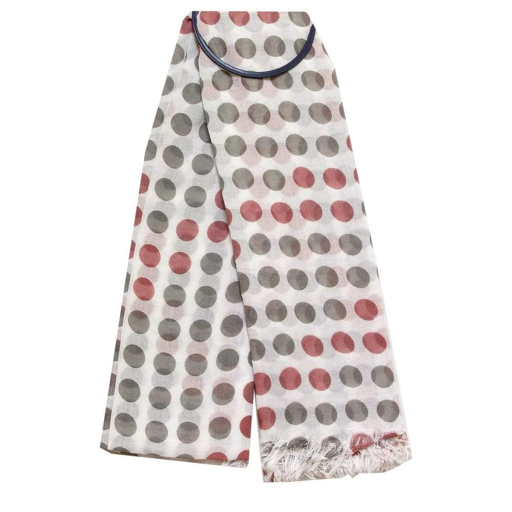 EQUILIBRIUM Two Tone Spots Scarf - Asst Colours (Red)