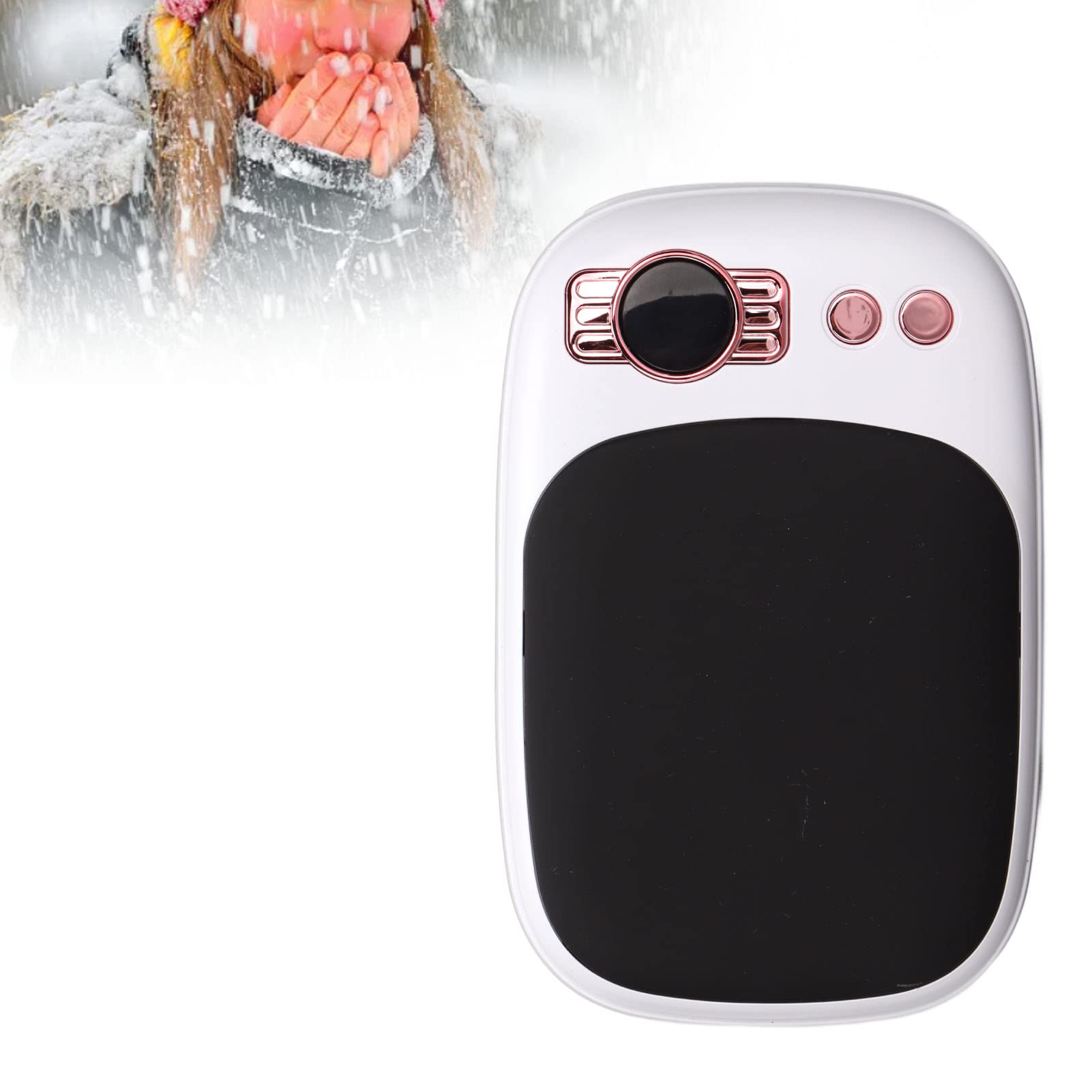 SIXRUN Chauffe-Mains électrique Power Bank, 10000mAh avec Affichage LED