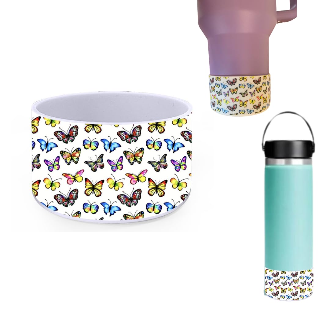 ROYALTY ESSENTIALS Silicone Boot Tumbler Protective Silicone Boot Boots for Stanley Glass Bottle Protector Water Bottles Cute Anti-Slip Sleeve Cover