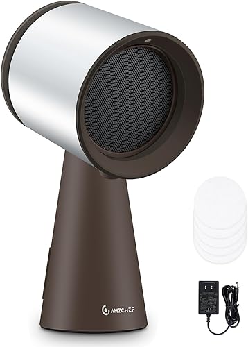 AMZCHEF Campana extractora portátil, campana extractora de escritorio