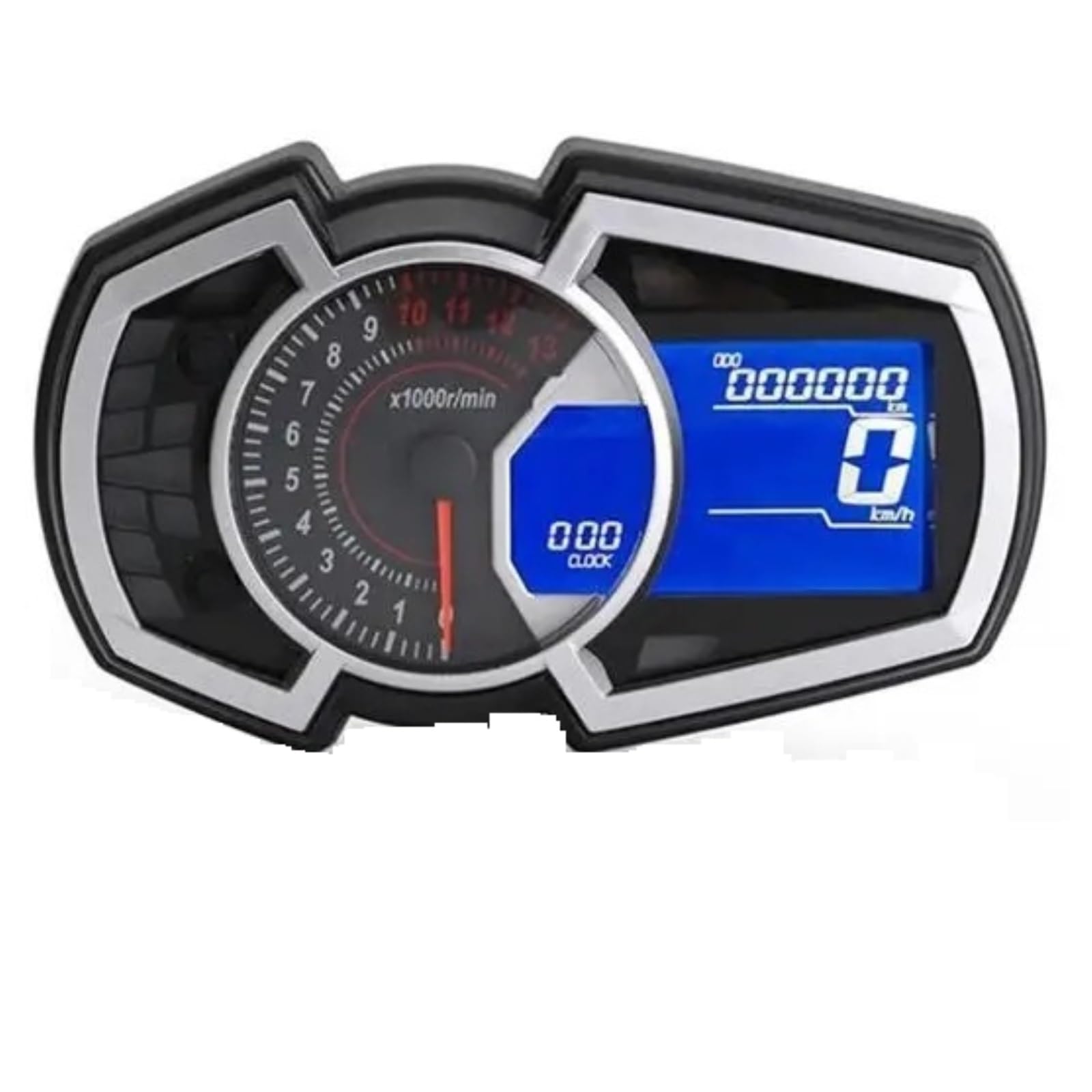 Miernika Motocykla instrumenty AB59-prędkościomierz motocyklowy licznik paliwa 13000 obr./min uniwersalny 1 2 4 cylindrowy przyrząd LCD pasuje do Kawasaki Ninja650 Accessori