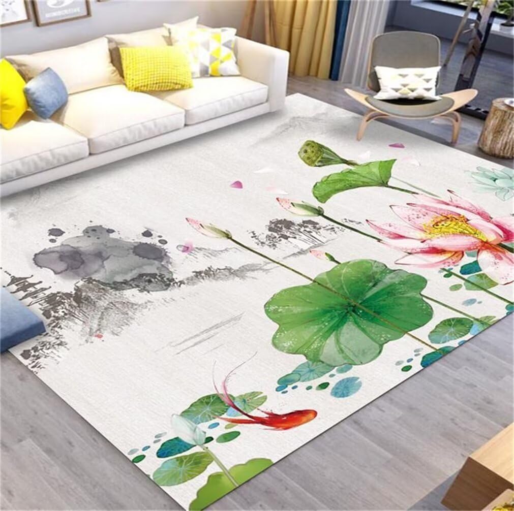 Tapis lavable 100x150cm antitache et doux id&eacute;al pour chambre gar&ccedil;on