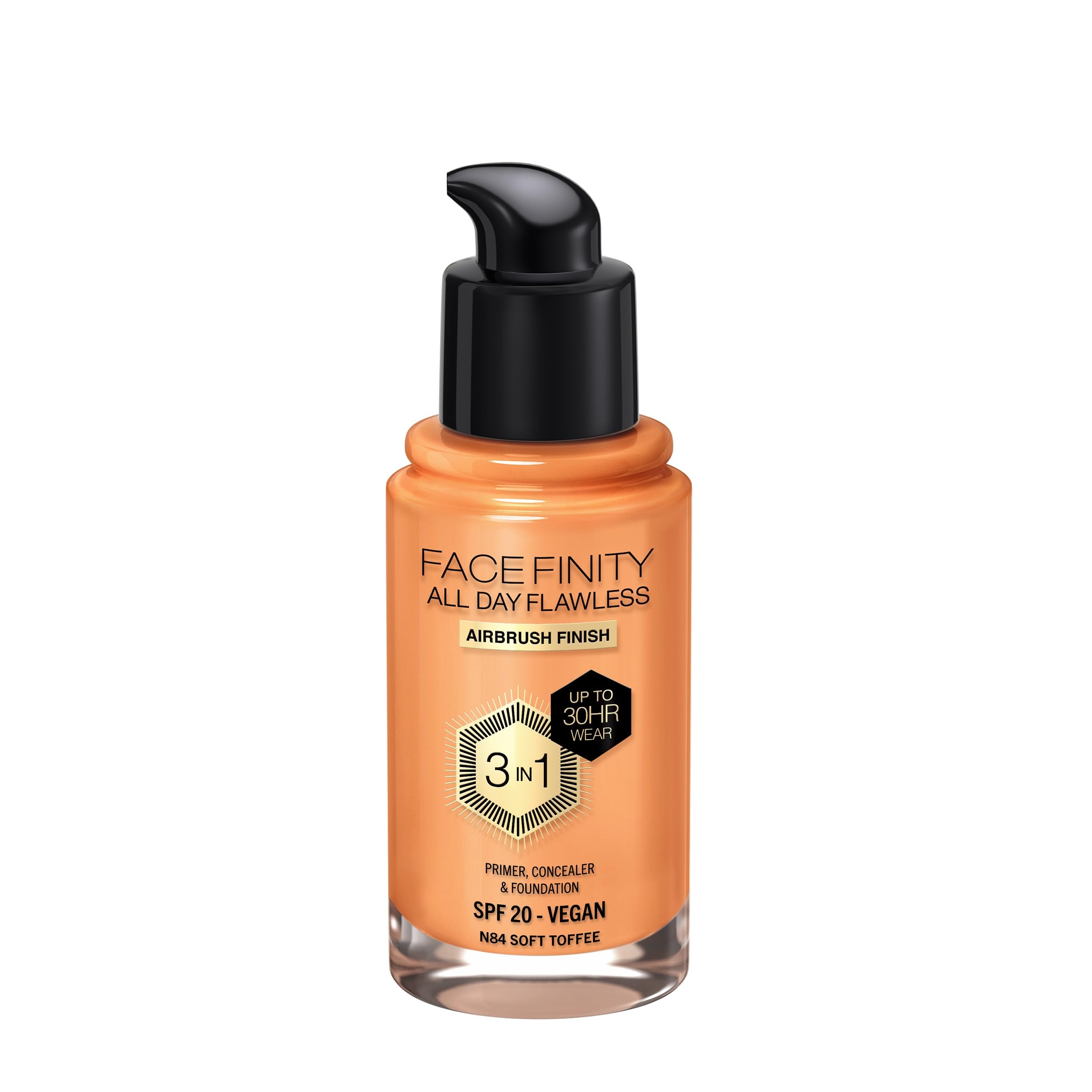 Max Factor Facefinity Foundation, base de maquillaje tono: 84 Soft Tofee 30 ML