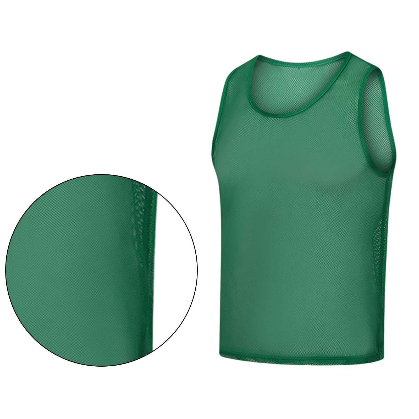 Lot de 12 gilets d'entraînement d'équipe de football, dossards athlétiques, gilets d'entraînement