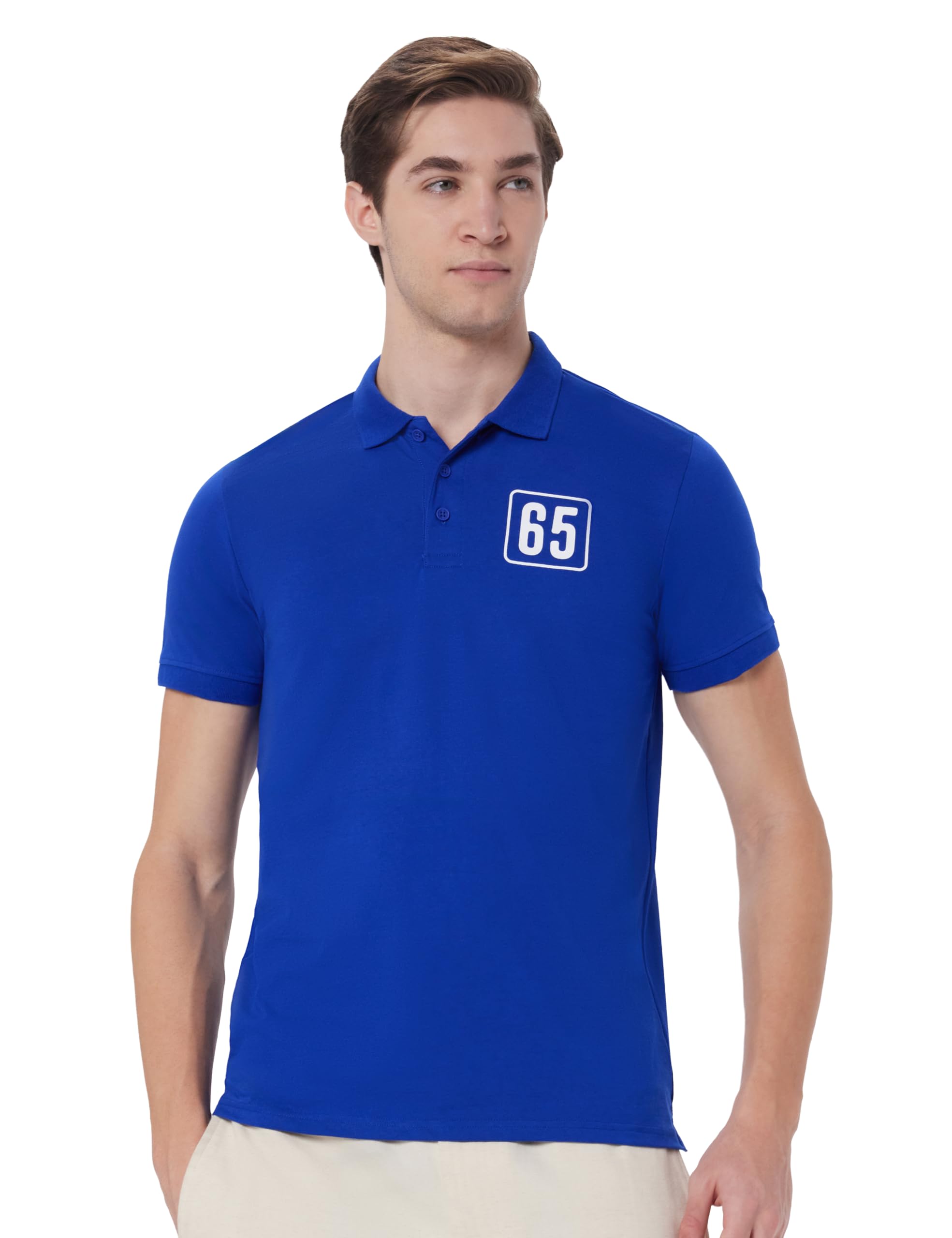United Colors of Benetton Men's Solid Regular Fit Polo Shirt-picture-35