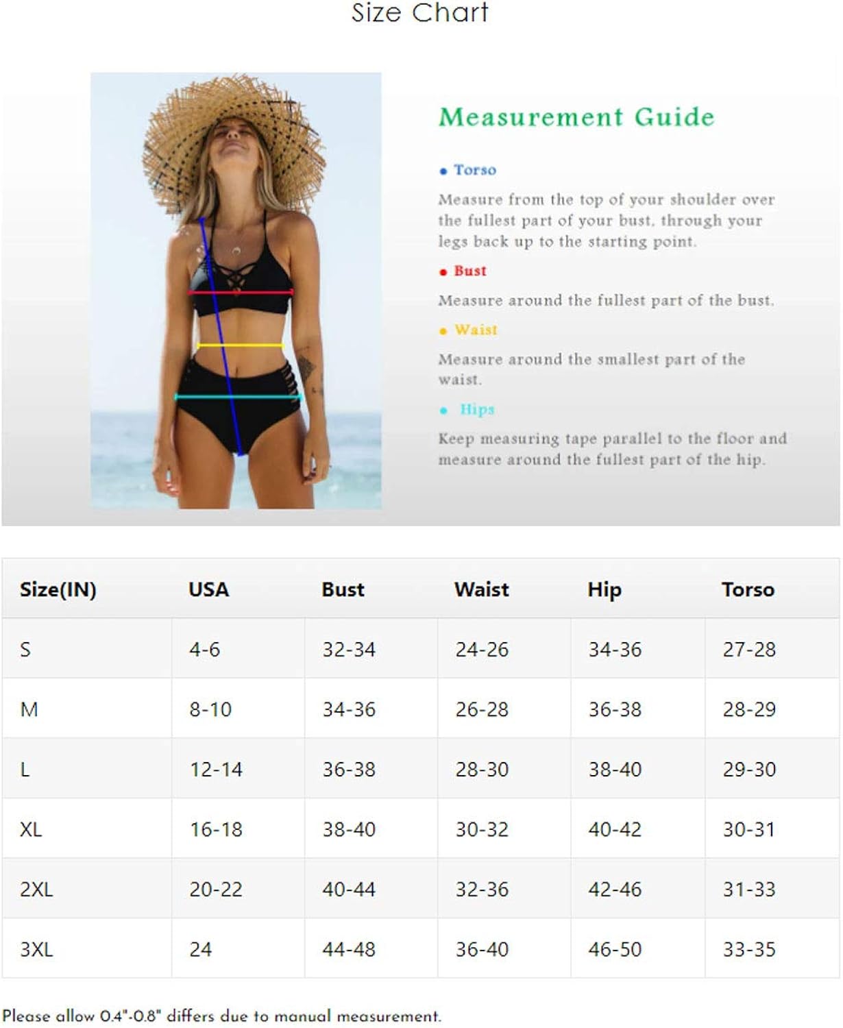 Beachsissi Tankini Swimsuit Leopard Print Sexy Deep V High Waisted Bathing Suit : Clothing, Shoes & Jewelry