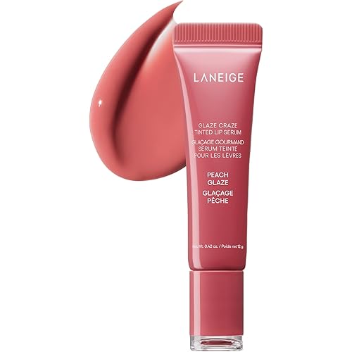 LANEIGE Glaze Craze Tinted Lip Serum: Plumping, Nourishing Hydration with Polypeptide